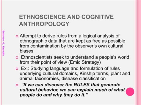 Anthropological Theories and Theoretical Orientations | PPT