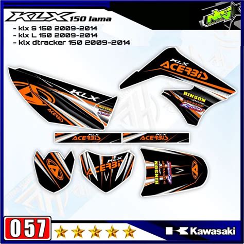 Decal Sticker Striping Variation Fullbody Klx Lama