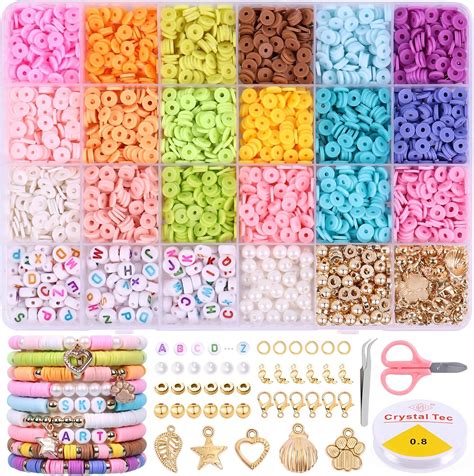 Amazon Wutubug 4000pcs Clay Beads Bracelet Making Kit For Girls