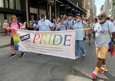 Ahrc New York City Triumphantly Returns To March In 2022 Lbgtq Pride