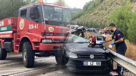 Burdur Da Kahreden Kaza Orman Yang N Na Giden Araz Z Kaza Yapt