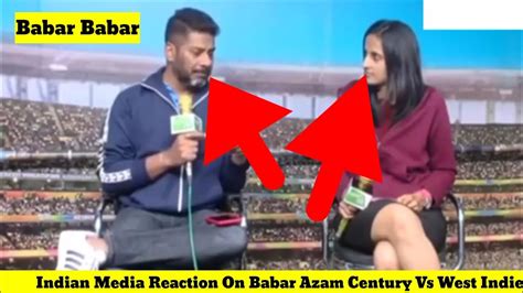 Indian Media Reaction On Babar Azam Century Vs West Indies Vikrant