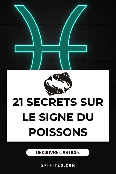 A Neon Sign With The Words Secrets Sur Le Signe Du Poisons