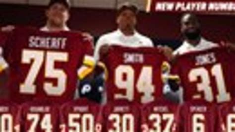 Redskins Draft Class Assigned Offseason Uniform Numbers