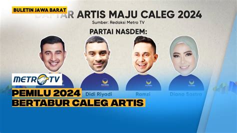 Sejumlah Artis Nyaleg Di Pemilu 2024 YouTube