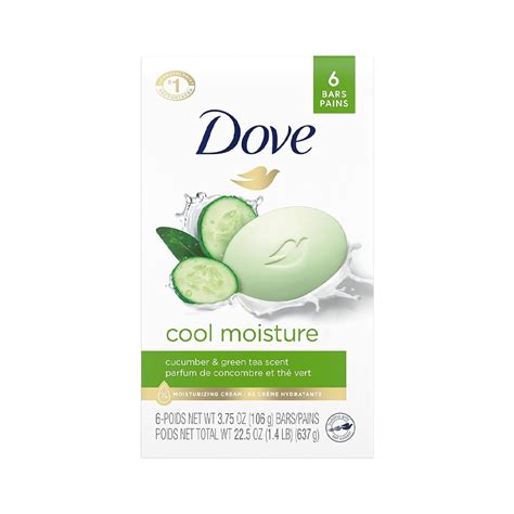 Dove Go Fresh Cool Moisturize Beauty Bar 6 Pack