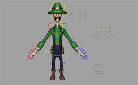 Luigi character Rig Animation in Autodesk Maya | Domestika