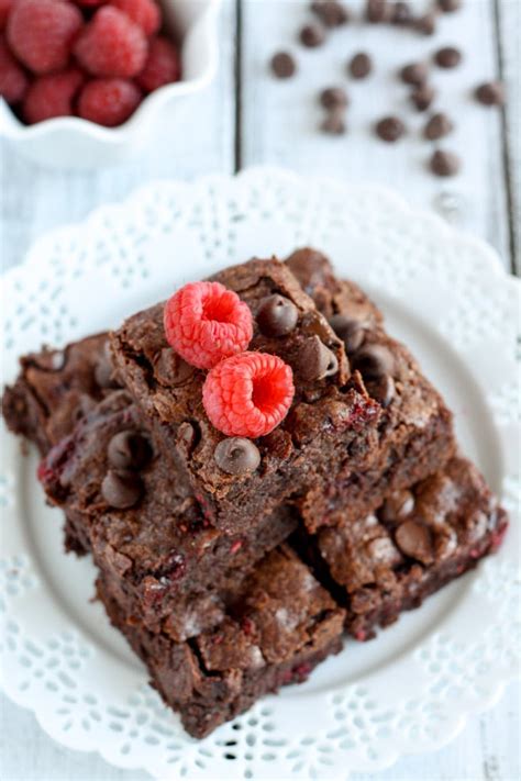 Raspberry Brownies Live Well Bake Often