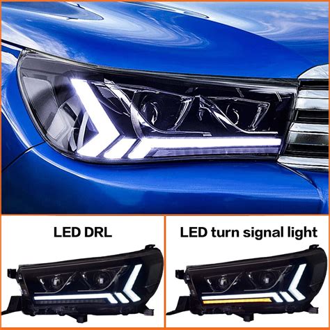 Headlights For Toyota Revo Hilux Foco Led Head Lamp Drl Hilux