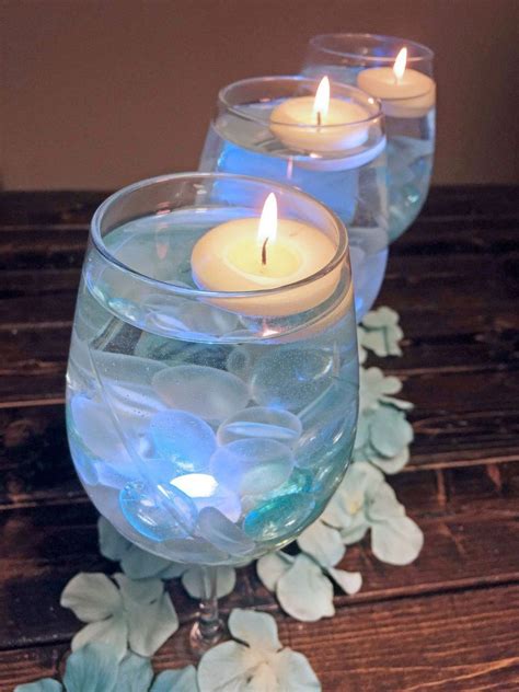 16 Interesting Diy Wine Glass Centerpieces Weddingtopia Mesa De