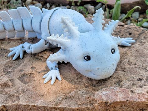 Articulated Axolotl Fidget Toy Desk Fidget Toy Sensory Toys Etsy