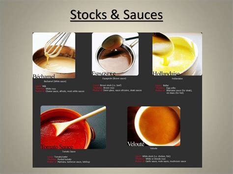 Food Commodities Stocks And Sauces Online Presentation