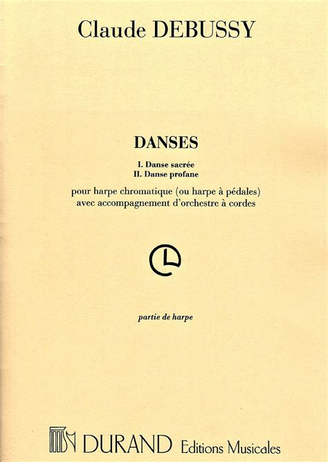 Danses Sacree Et Profane By Debussy Renie Atlanta Harp Center Llc