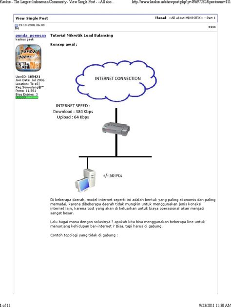 PDF LoadBalancing Mikrotik DOKUMEN TIPS