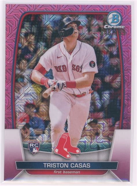 TRISTON CASAS 2023 BOWMAN CHROME MEGA ROOKIE FUSCHIA REFRACTOR 48 199