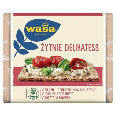 Wasa Żytnie Delikatess Pieczywo 210 g E Leclerc