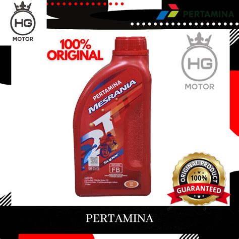 Jual Oli Samping Pertamina Mesrania Super T Sae L Liter Shopee