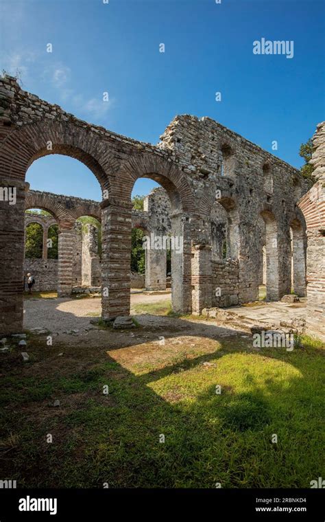 The Great Basilica Early Th Century Ad Butrint Archaeological Park