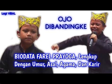 Profil Farel Prayoga Lengkap Dengan Umur Asal Agama Dan Karir Youtube