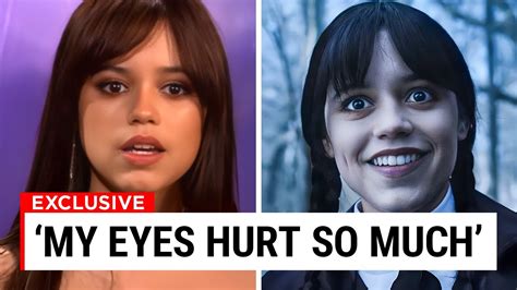 Jenna Ortega Explains Why Wednesday Addams Doesnt Blink Youtube