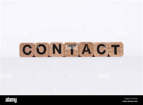 contact contacting stock photo alamy