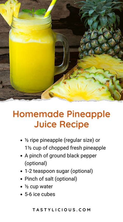 The Health Benefits Of Pineapple Juice Up Close And Personal Artofit