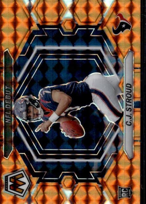 Cj Stroud Mosaic Nd Nfl Debut Orange Price Guide