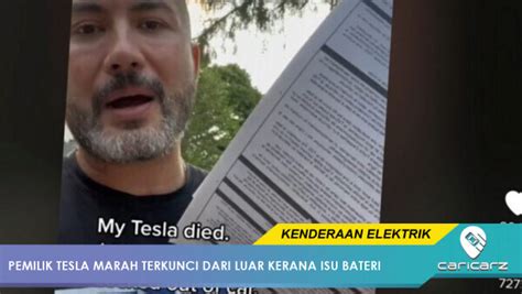 Pemilik Tesla Bengang Terkunci Dari Luar Selepas Bateri Mati Kereta