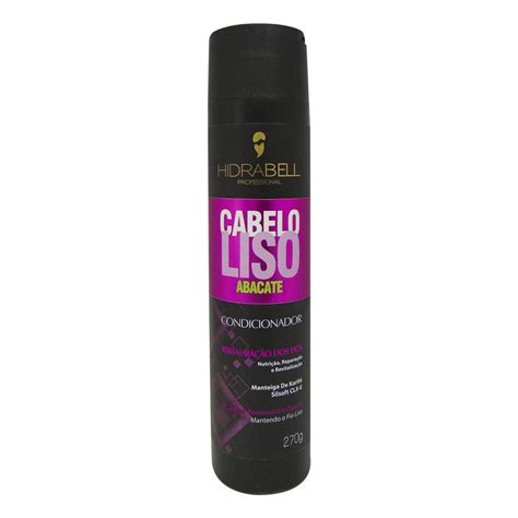 Condicionador Cabelo Liso Abacate Hidrabell 270gr Submarino