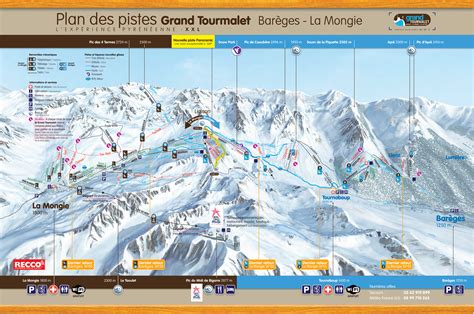 Grand Tourmalet Pic Du Midi La Mongie Bar Ges Skimap Org