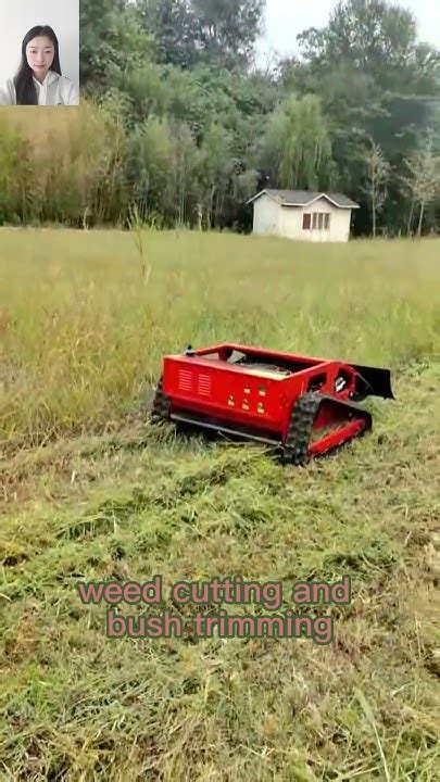 Ce Epa 16hp 9hp 7hp Strong Power Strong Power Rubber Track Remote Control Pond Weed Cutter Youtube