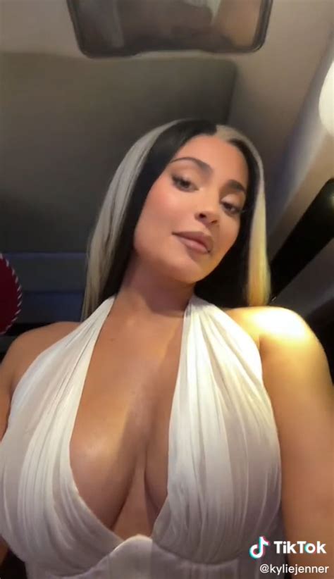 Kylie Jenner Shows Off Major Cleavage And Her Famous Curves In A Very Low Cut Top For New