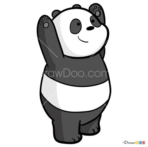 How To Draw Panda We Bare Bears