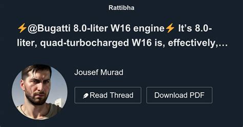 Bugatti Liter W Engine Its Liter Quad Turbocharged W