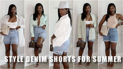 How To Style Denim Shorts For Summer Basics Chic And Elevated Looks