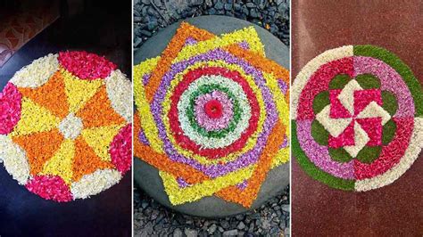 Simple Onam Pookalam Designs To Adorn Your Home Herzindagi