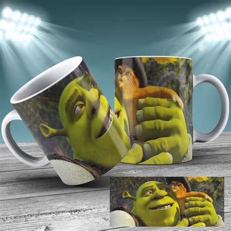 Caneca Shrek De Porcelana Mod 05 TTT Produtos Canecas Magazine