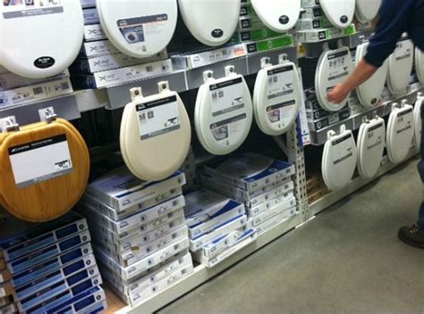 Shopping For New Toilet Seats at the Home Depot - One Hundred Dollars a ...