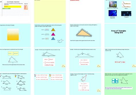 Maths GCSE Geometry ActivInspire Lessons Higher Pythagoras