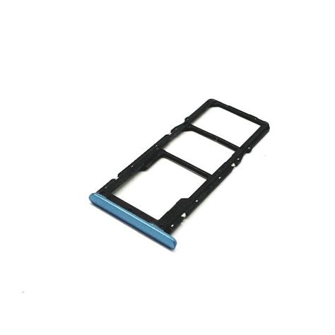 Soporte De Bandeja Doble Sim Y Sd Para Realme C Rmx Azul