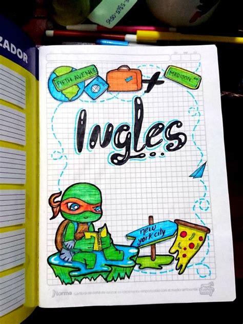 Portadas De Ingl S F Ciles Lindas Y Creativas