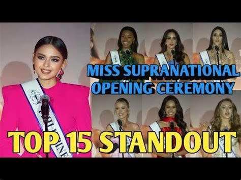 MISS SUPRANATIONAL 2023 OPENING CEREMONY STANDOUT TOP 15 KILALANIN