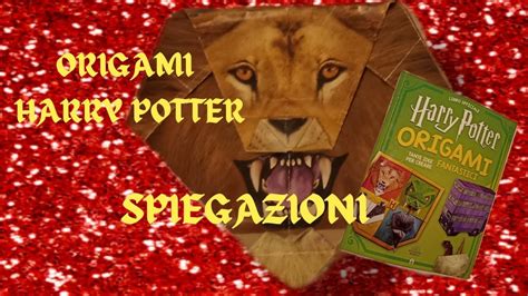 Origami Harry Potter Il Leone Di Grifondoro Youtube