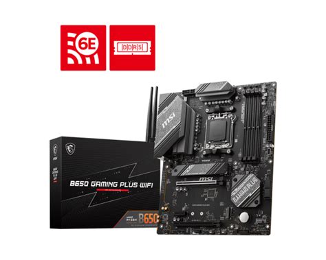 MSI B650 GAMING PLUS WIFI ATX AMD Ryzen 7000 12 2 Phases DDR5