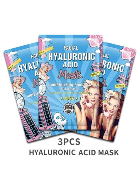 3pcs Hyaluronic Acid Facial Sheet