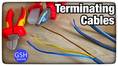 Terminating PVC PVC Twin And CPC Cables How To Strip And Terminate