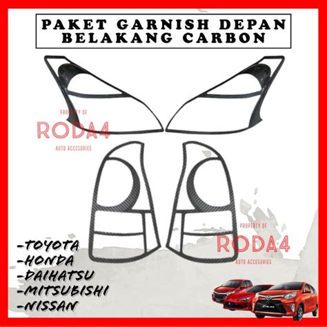 Paket Garnish Depan Belakang Avanza Xenia Veloz Rush Terios Xpander