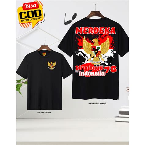 Jual Garudamerdeka Sultankaos Baju Kaos Combed Unisex Lengan Pendek