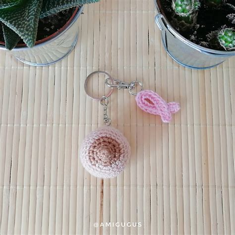 Ravelry Breastcancer Keychain Pattern By Ana Fouto