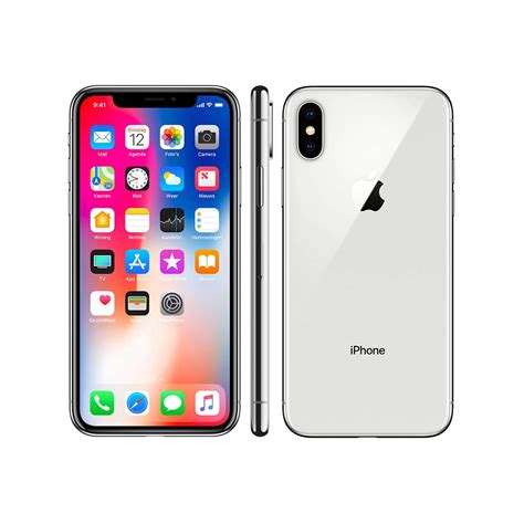 Used Apple Iphone X 64gb Fully Unlocked Silver Scratch And Dent